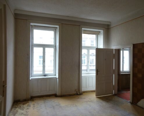 Altbau Sanierung 1050 Wien - Zimmer vor Sanierung